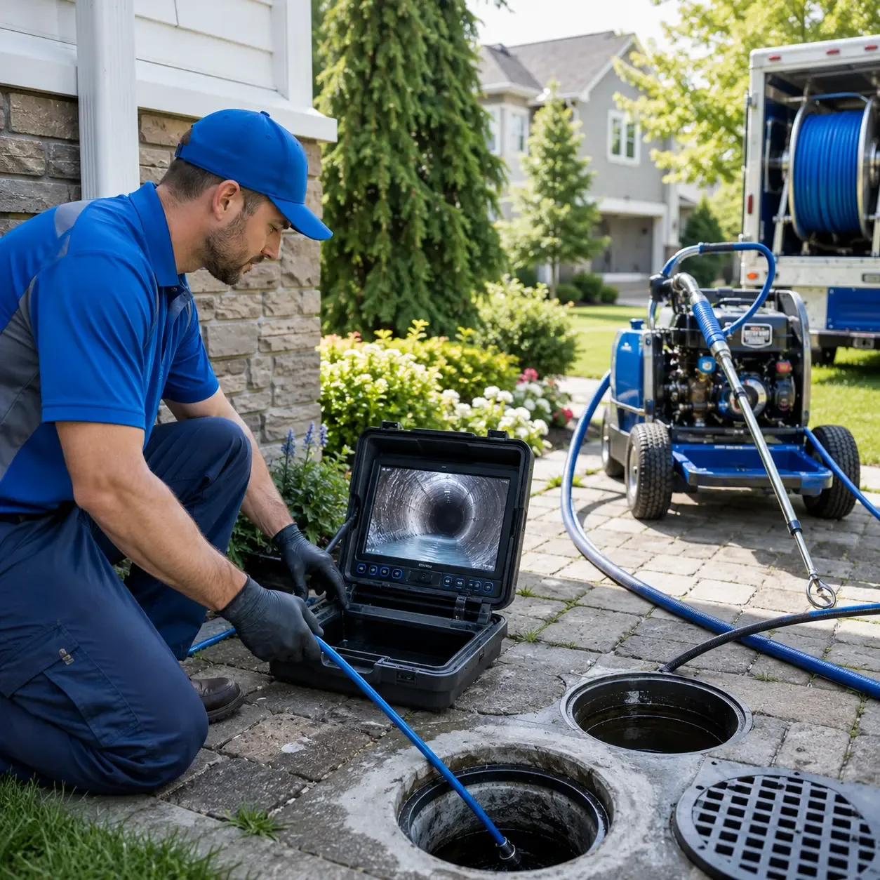Outdoor drain cleaning professionals serving Owings, MD